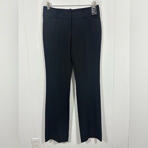 NWT 7th Avenue Design Studio Sz 4 Barely Bootcut Modern Fit Stretch Black Pants